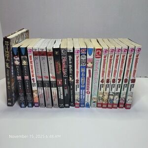 Anime Books Manga & Others Mixed Lot Of  20-Death Note,Black Butler,hell Girl &
